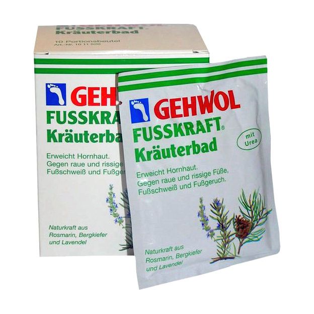 Gehwol fusskraft ванна травяная для ног 10 пакетов по 20г