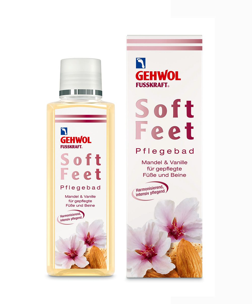 Gehwol fusskraft pflegebad soft feet ванна для ног миндаль и ваниль 200мл