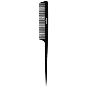 Kapous расческа парикмахерская carbon fiber 229х25 мм с пластиковым хвостиком
