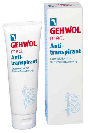 Gehwol крем-лосьон антиперспирант для ног 125мл мил