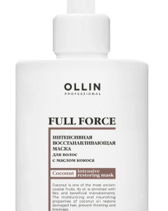 Ollin full force интенсивная восстанавливающая маска с маслом кокоса 300мл