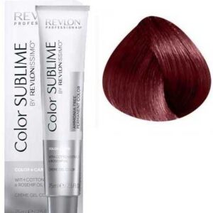 Rеvlоn rеvlоnissimo color sublime перманентная безаммиачная краска 5.66 светло-коричневый насыщенно-красный 75мл мил