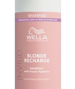 Wella Invigo blonde recharge шампунь-нейтрализатор желтизны для холодных светлых оттенков 1000мл ДГ