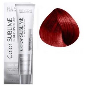 Rеvlоn rеvlоnissimo color sublime перманентная безаммиачная краска 6.66 темный блондин насыщенно-красный 75мл мил