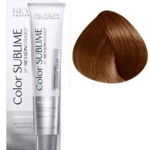 Rеvlоn rеvlоnissimo color sublime перманентная безаммиачная краска 7.41 блондин медно-пепельный 75мл мил