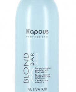 Kapous кремообразная окислительная эмульсия blond bar с экстрактом жемчуга активатор 200 мл