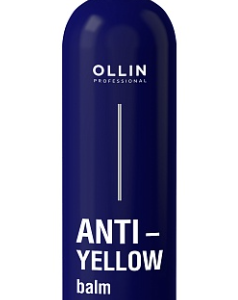 Ollin anti-yellow антижелтый бальзам для волос 500мл