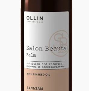 Ollin salon beauty бальзам для волос с маслом семян льна 1000мл