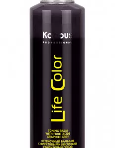 Kapous life color бальзам оттеночный для волос графитовый серый 200мл