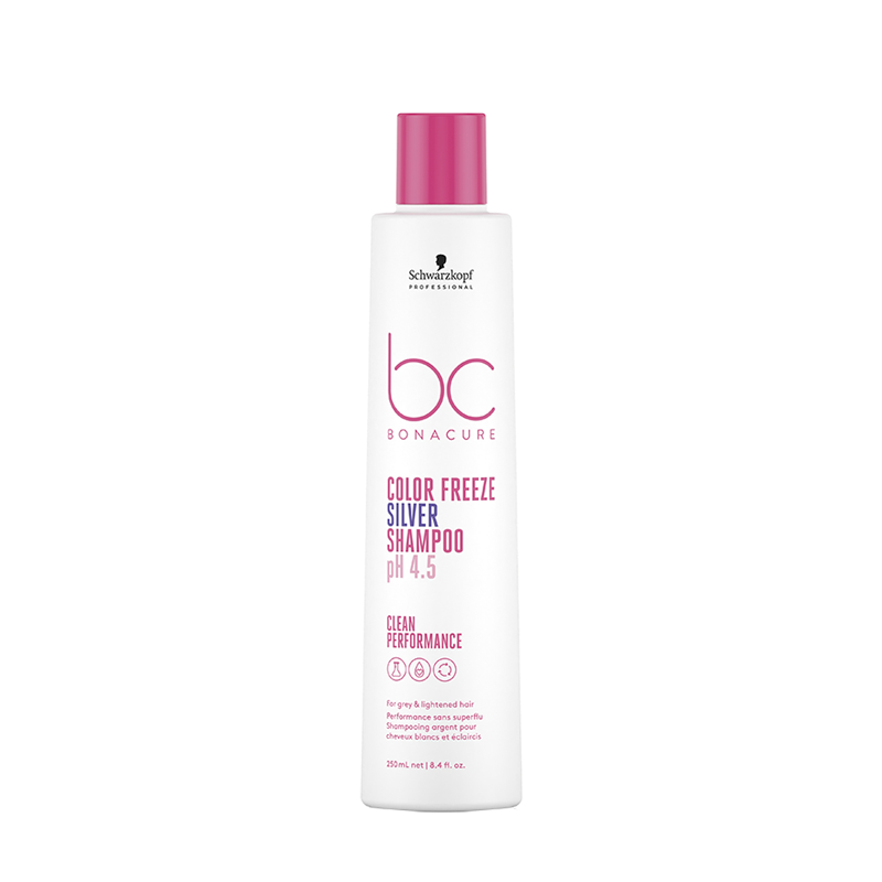 Bonacure pH 4.5 color freeze silver шампунь нейтрализующий нежелательный желтый оттенок 250 мл (г)