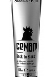 Selective cemani гель back to black для укладки со смываемым черным пигментом 150мл
