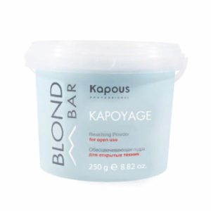 Kapous blond bar обесцвечивающая пудра для открытых техник kapoyage 250 гр