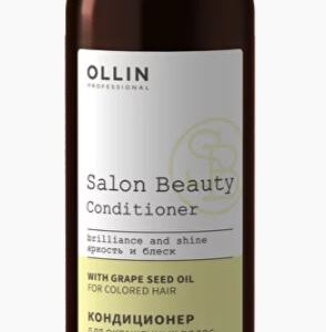 Ollin salon beauty кондиционер для окрашенных волос с маслом виноградной косточки 1000мл