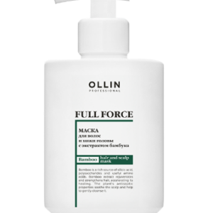 Ollin full force маска для волос и кожи головы с экстрактом бамбука 300мл