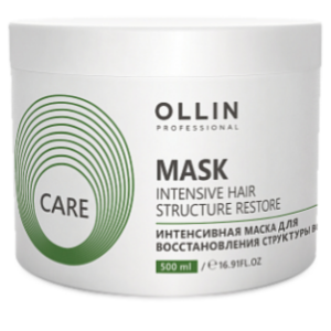 Ollin care интенсивная маска для восстановления структуры волос 500мл