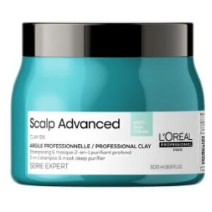 Loreal scalp advanced шампунь-маска для жирной кожи головы 500 мл БС