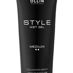 Ollin style гель мокрый эффект средней фиксации 200мл