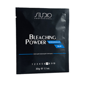 Kapous microgranules blue обесцвечивающий порошок 30 гр