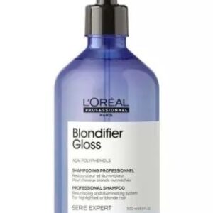 Loreal blondifier gloss шампунь для сияния волос восстанавливающий 500 мл БС