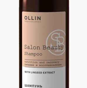 Ollin salon beauty шампунь для волос с экстрактом семян льна 1000мл