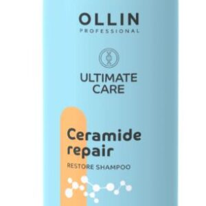 Ollin ultimate care восстанавливающий шампунь для волос с церамидами 1000мл