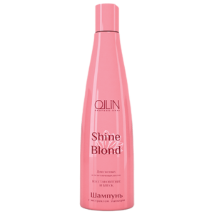 Ollin shine blond шампунь с экстрактом эхинацеи 300мл