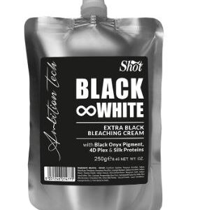 Shot черный обесцвечивающий крем black white для волос 250 мл