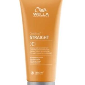 Wella creatine + straight крем для перманентного выпрямления окрашенных или чувствительных волос 200 мл