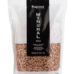 Kapous минеральный плёночный воск в гранулах gold 800 гр