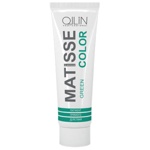 Ollin matisse color green/зелёный 100мл пигмент прямого действия