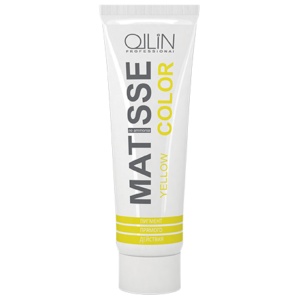 Ollin matisse color yellow/жёлтый 100мл пигмент прямого действия